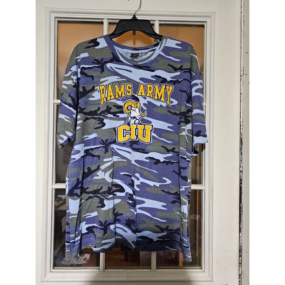 Code V Camouflage Rams Army TSHIRT Men Size X-Large - Picture 4 of 4